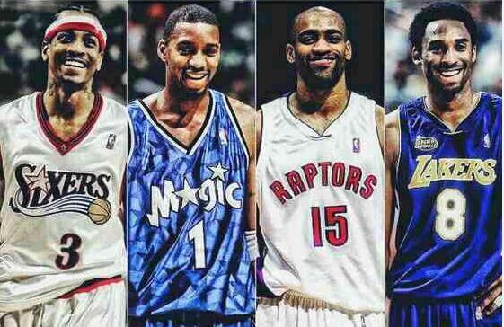 四大分卫得分数据对比,麦迪高开低走,科比最惊艳