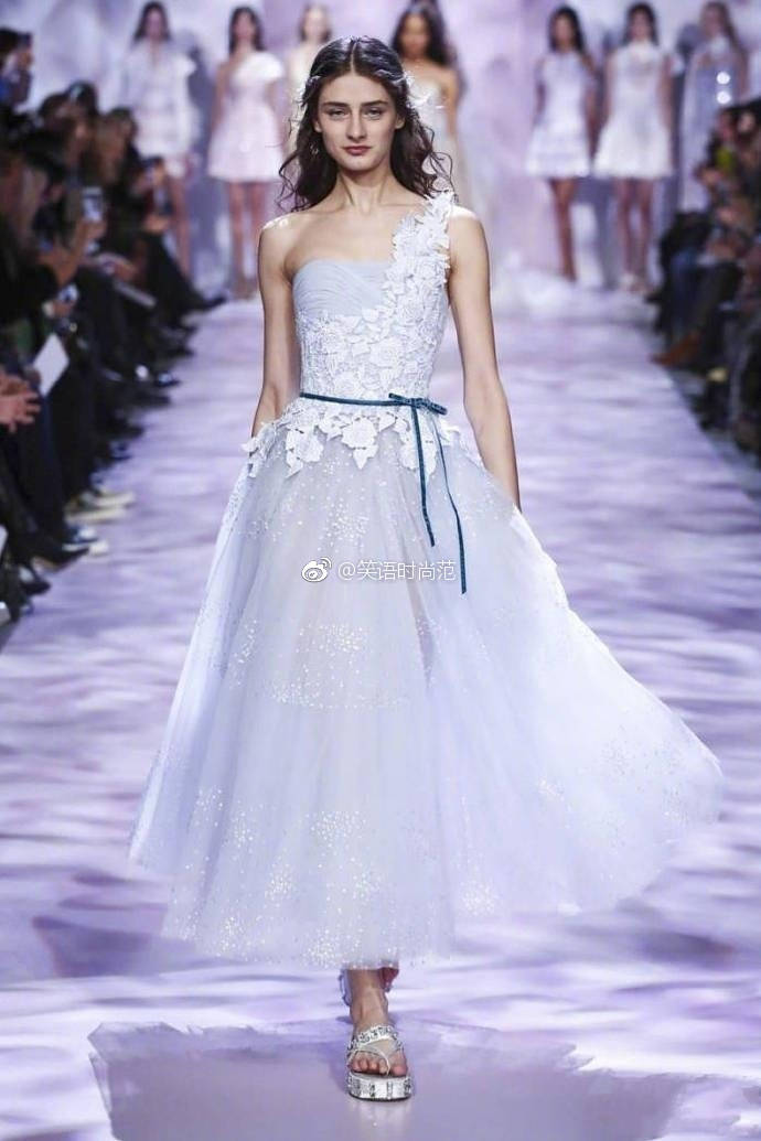 georges chakra2017的春夏高定大赏长裙飘飞,薄纱轻舞的浪漫情怀～|飘