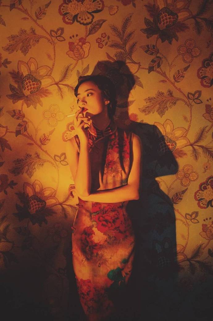 旗袍x复古色调一种富有年代感的美