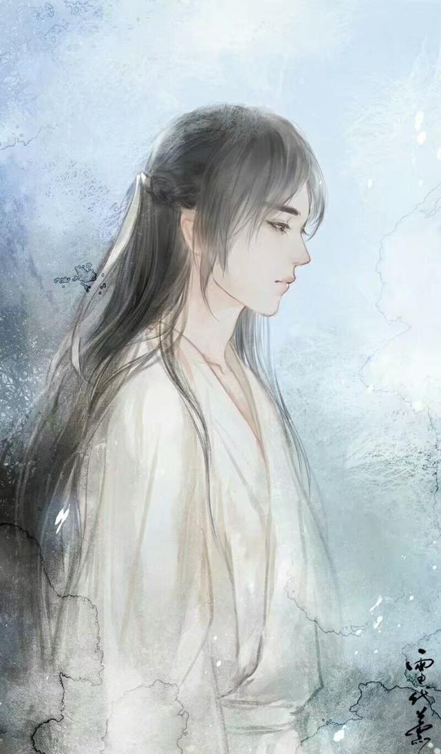 古风手绘美人江山图