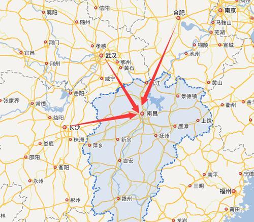 南昌尴尬的地理位置,改何去何从!