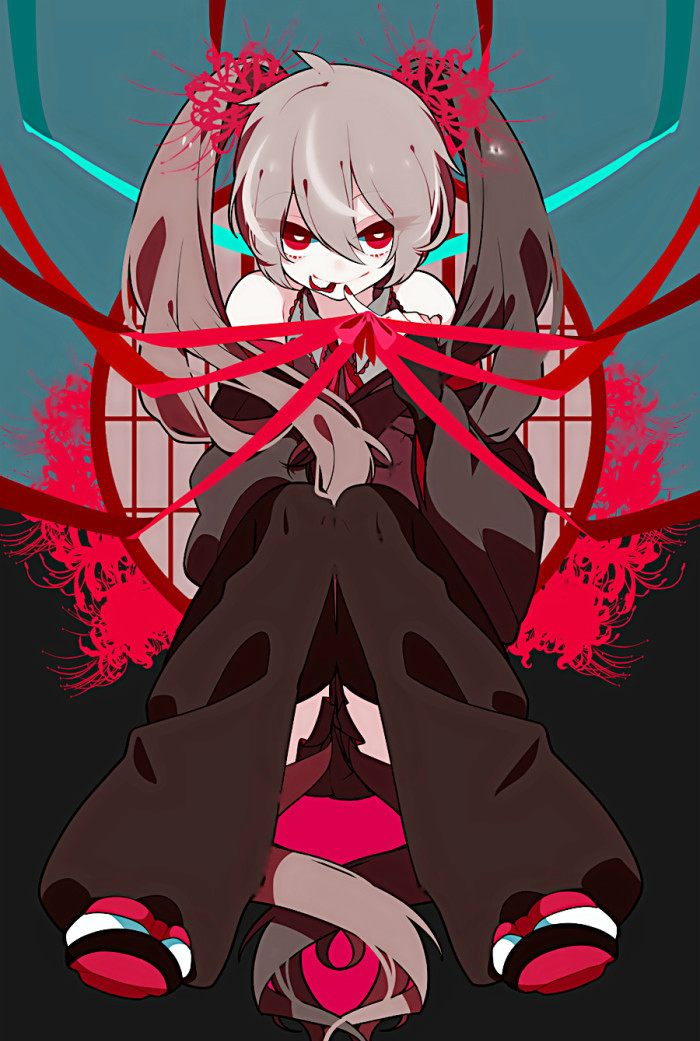 动漫二次元暗黑系美少女壁纸,生,只不过是让你走向死亡的开始