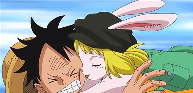 小尾巴 加洛特小兔子喜欢咬耳朵,对路飞,娜美,乔巴,以及布鲁克表柿怂