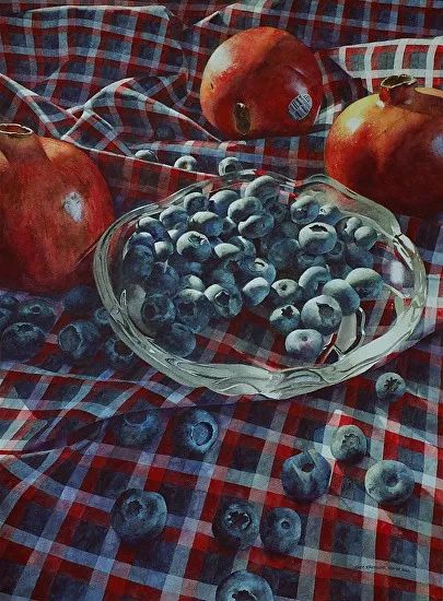 水彩的光影与明暗被她画成这样啧啧啧不愧是大神