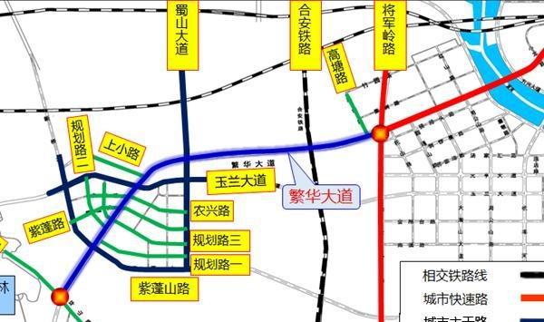 合肥繁华大道改造设计方案火热出炉 沿线楼盘6500元/㎡起潜力升值