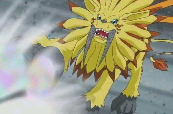 《数码宝贝》中,黄金剑狮兽真的很弱? 恐怕不是的