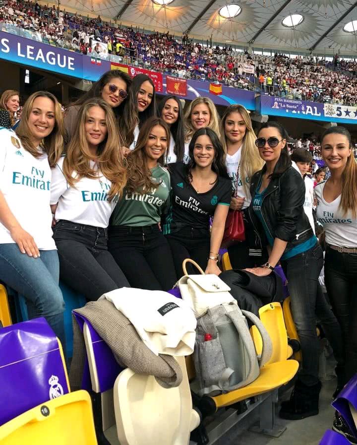 皇马的太太团,你知道右三最漂亮的是谁的老婆吗?