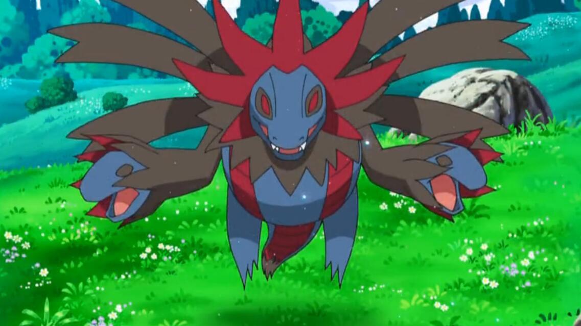 三首恶龙暴飞龙全身呈蓝色,作为准神之一,它的实力非常强.