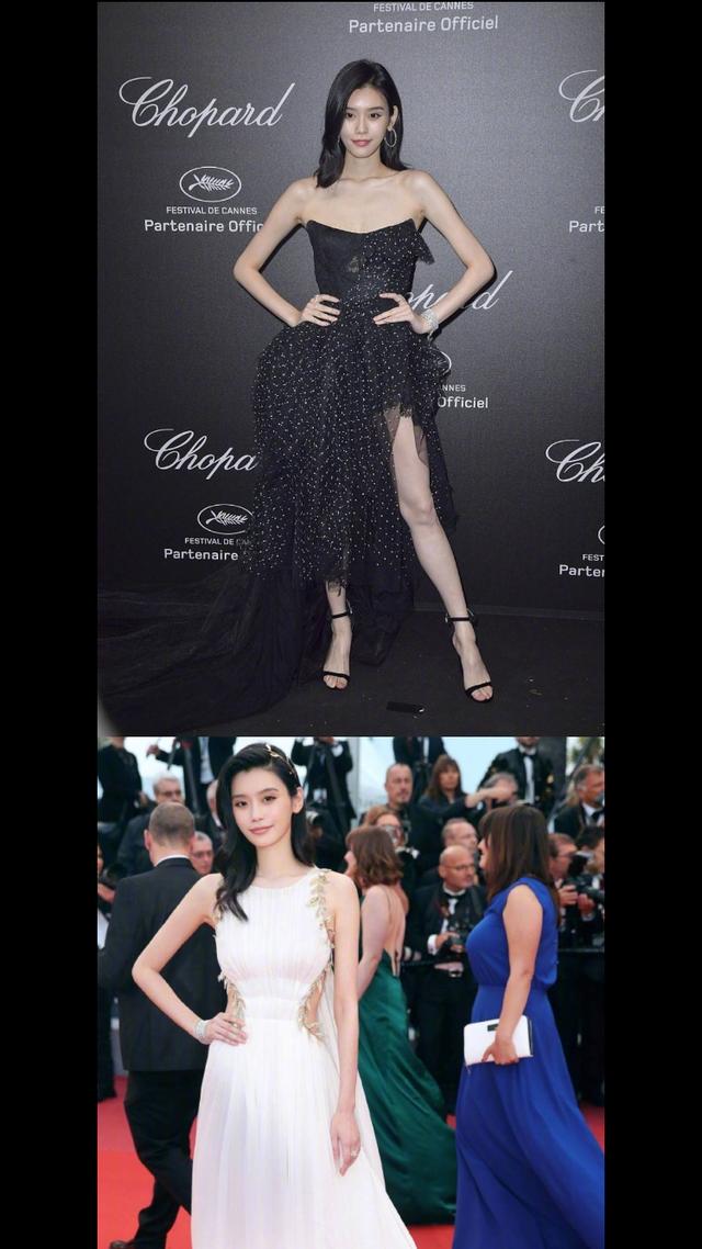 何穗奚梦瑶同框比美,两人合体为超刘雯