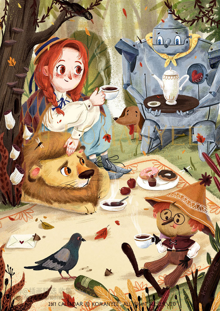 经典童话故事插画壁纸. / by.komanyee