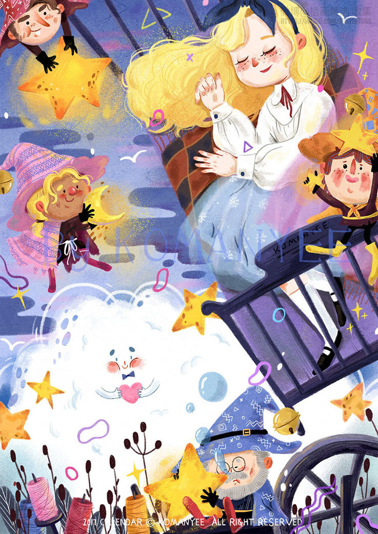 经典童话故事插画壁纸. / by.komanyee