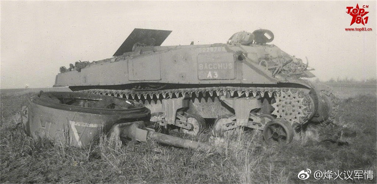 m4谢尔曼坦克被打爆的各种惨状