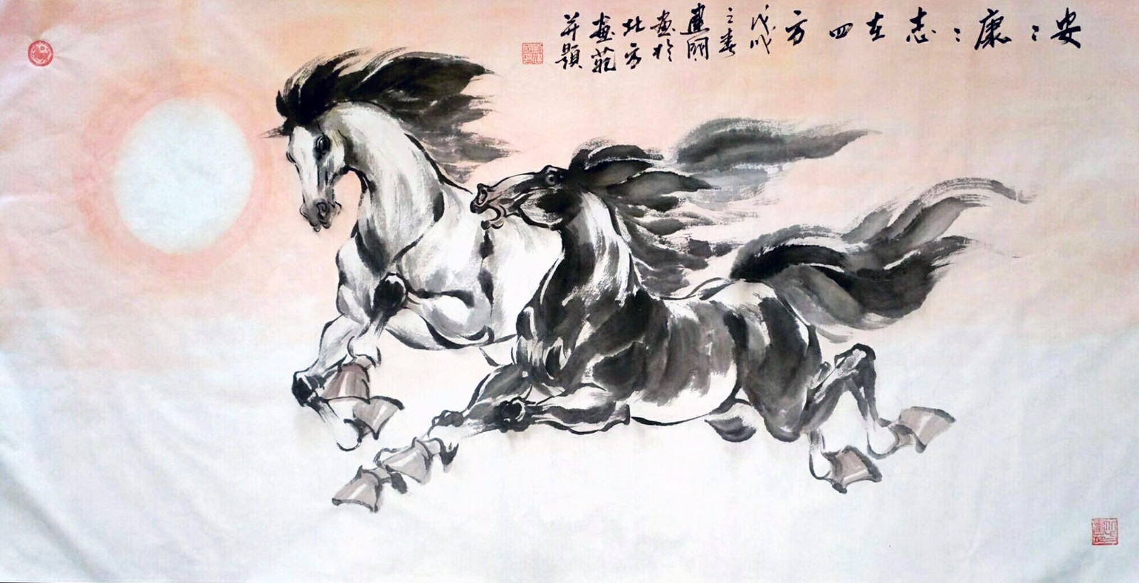 画家刘建国先生骏马作品鉴赏