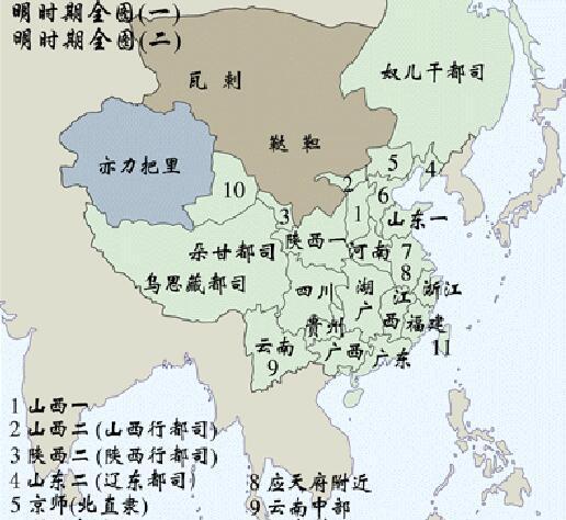 明朝时期, 山东省下辖6府15州89县, 你的家乡属于哪?|兖州|登州府|山东省|朱元璋|莱州府_新浪新闻