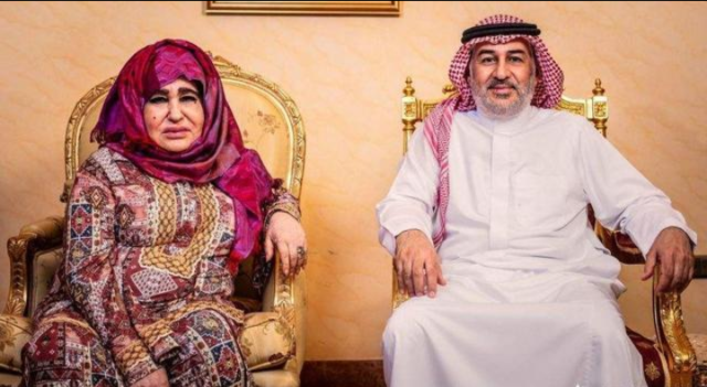 沙特王储萨勒曼和王妃图片