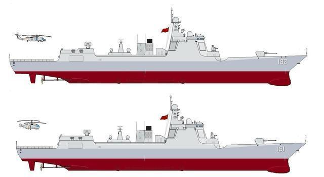 052D驱逐舰一年服役6艘,交付数量达到两位数