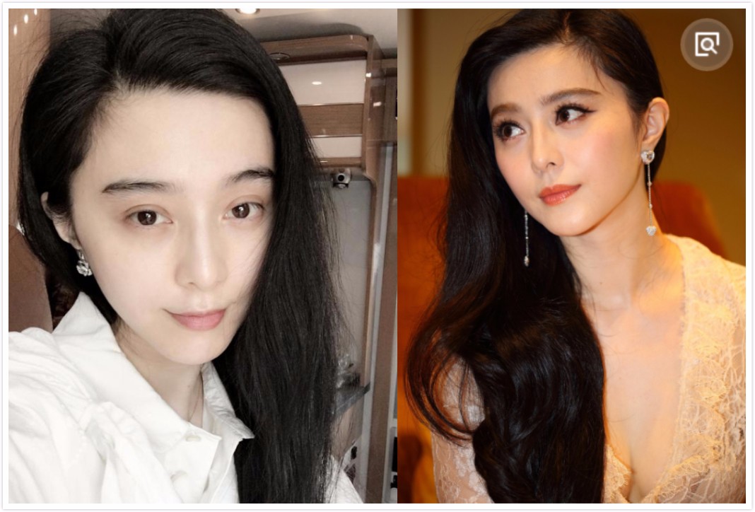 出炉,冰冰素颜更漂亮,最后一位竟然猜不出是谁|素颜|冯导|眉毛_新浪网