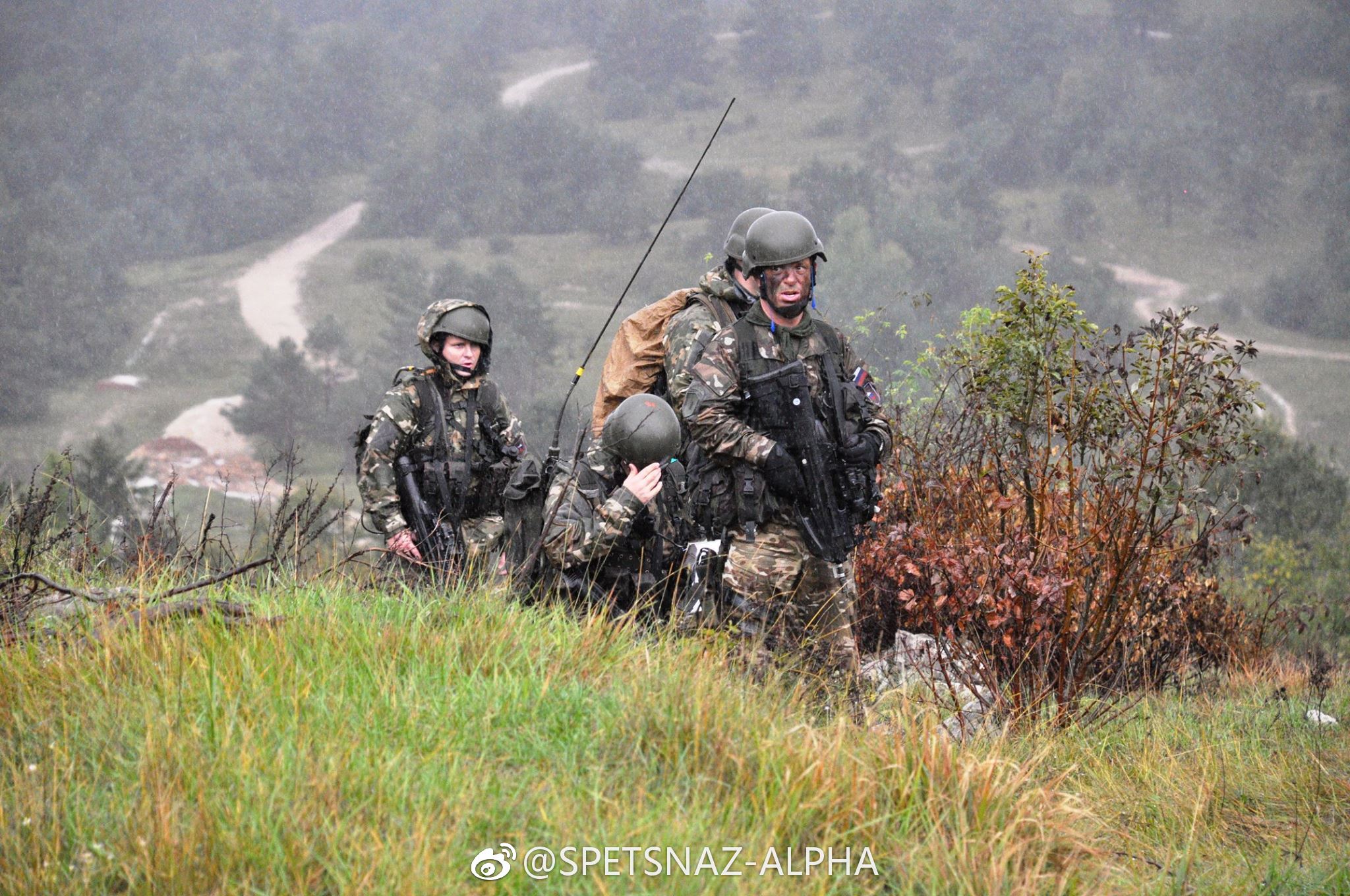 2017年9月斯洛伐克境内斯洛伐克陆军的72步兵旅进行战术演习