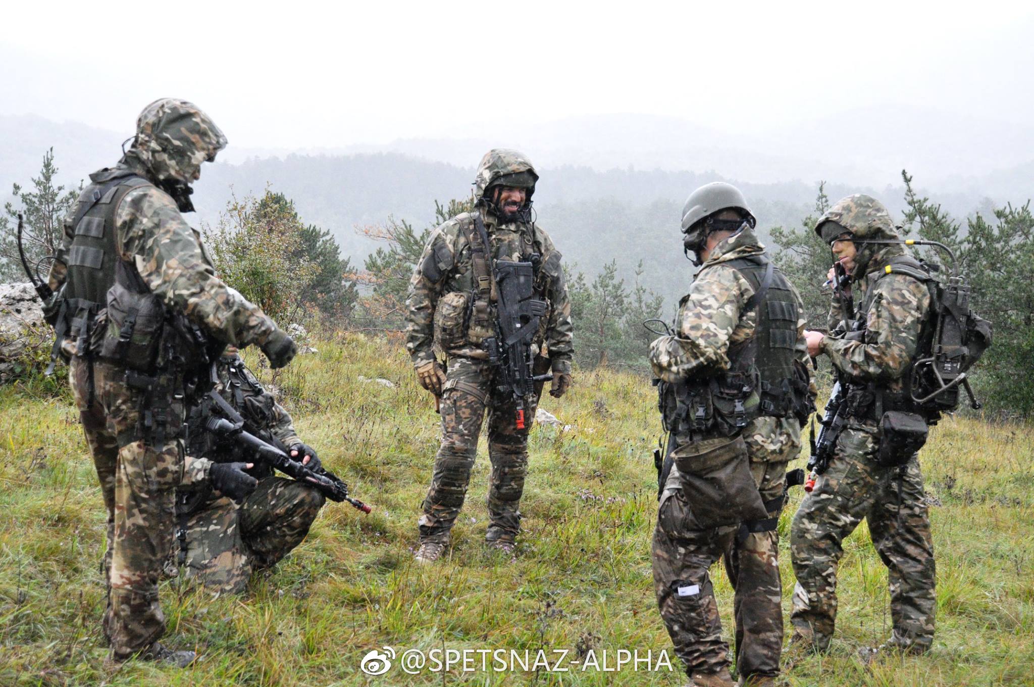 2017年9月斯洛伐克境内斯洛伐克陆军的72步兵旅进行战术演习