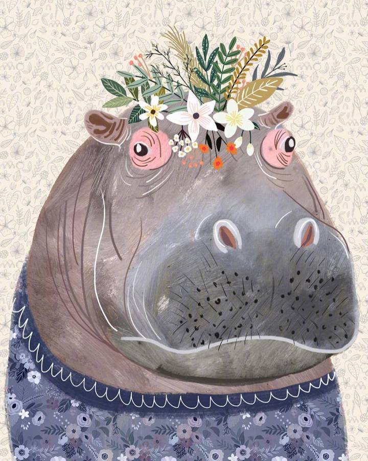 插画师miacharro可爱动物绘画作品67