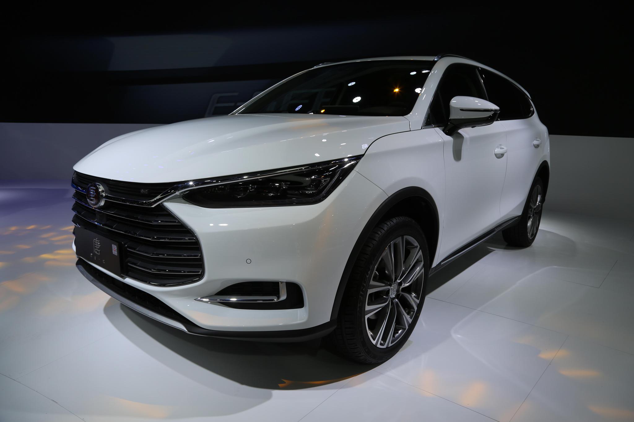 比亚迪全新一代唐,豪华科技双旗舰suv,车展实拍!