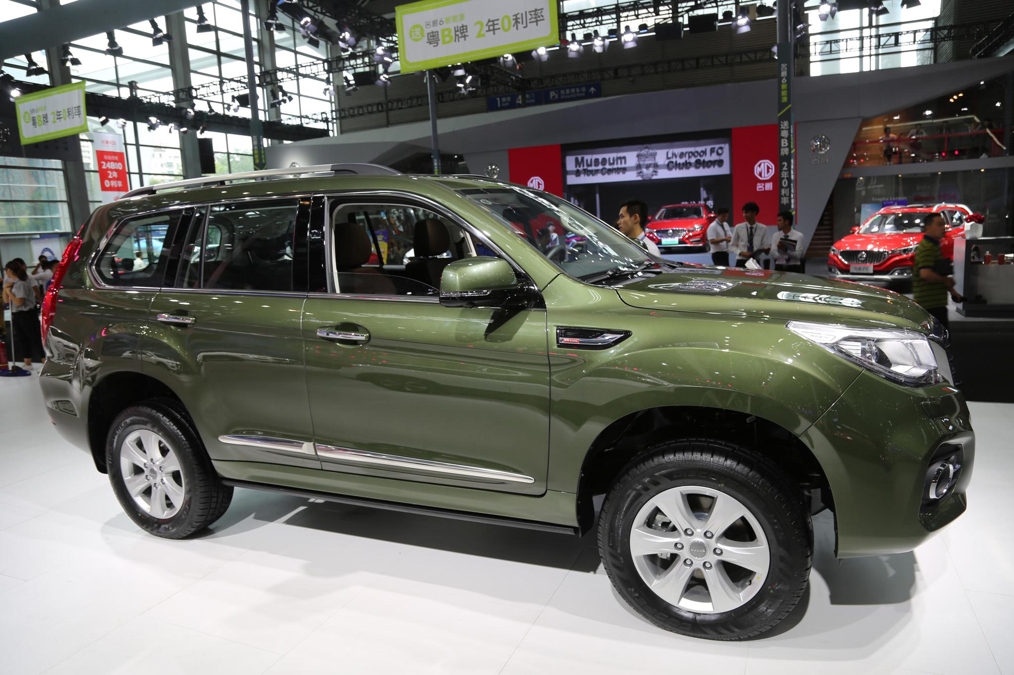 长城哈弗h9,25万级别全地形硬派越野suv,车展实拍!