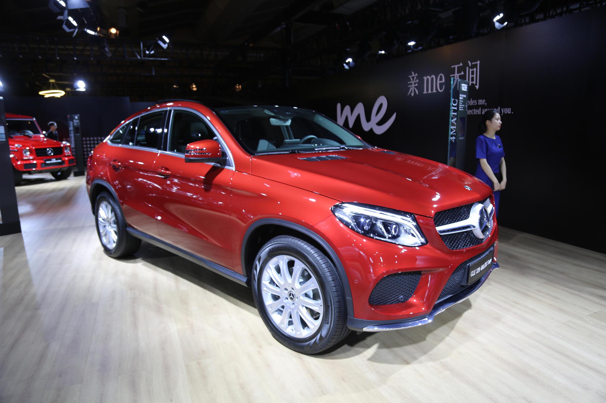 凌驾一切路况奔驰gle320coupe轿跑suv车展实拍