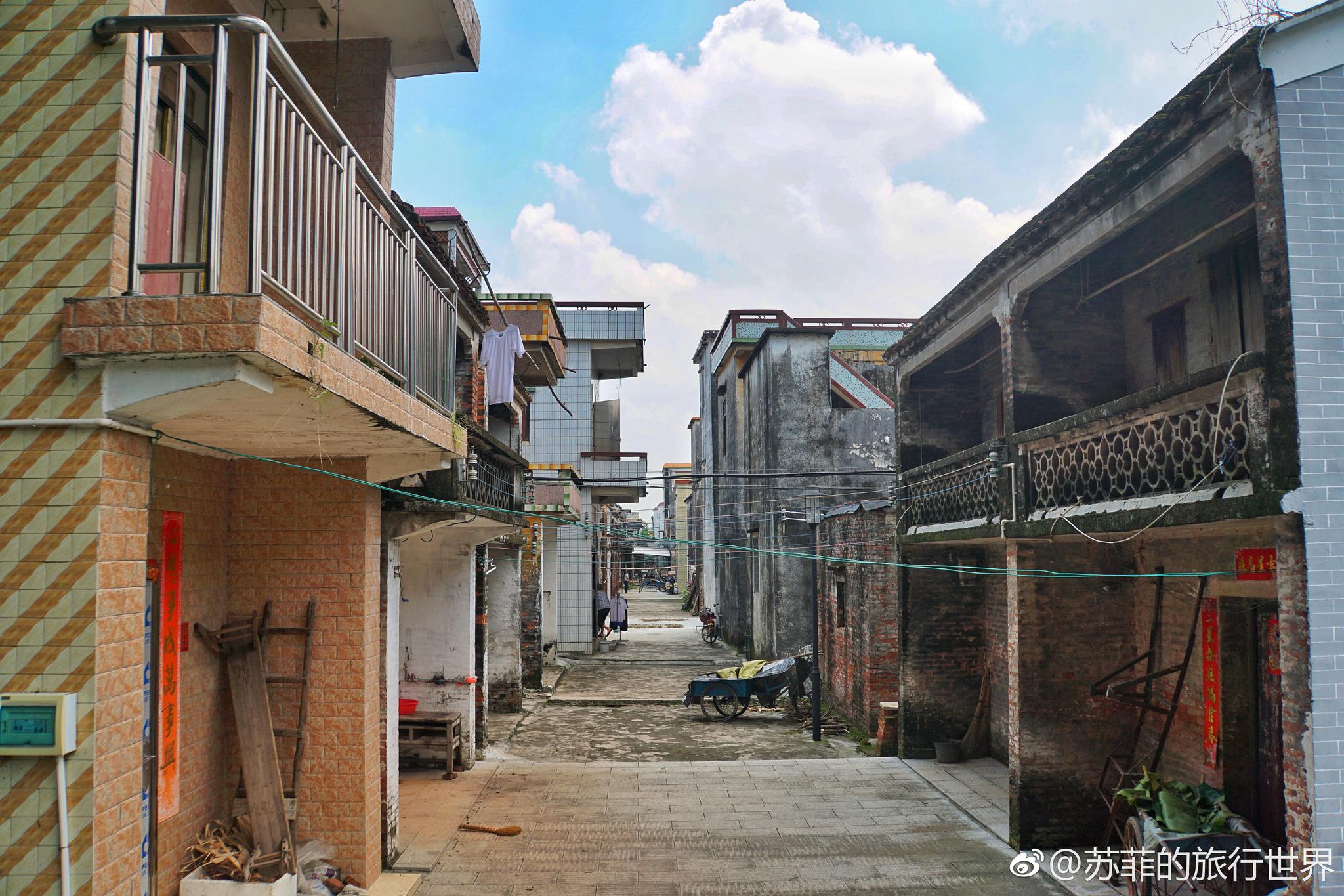 江门睦洲镇的石板沙村