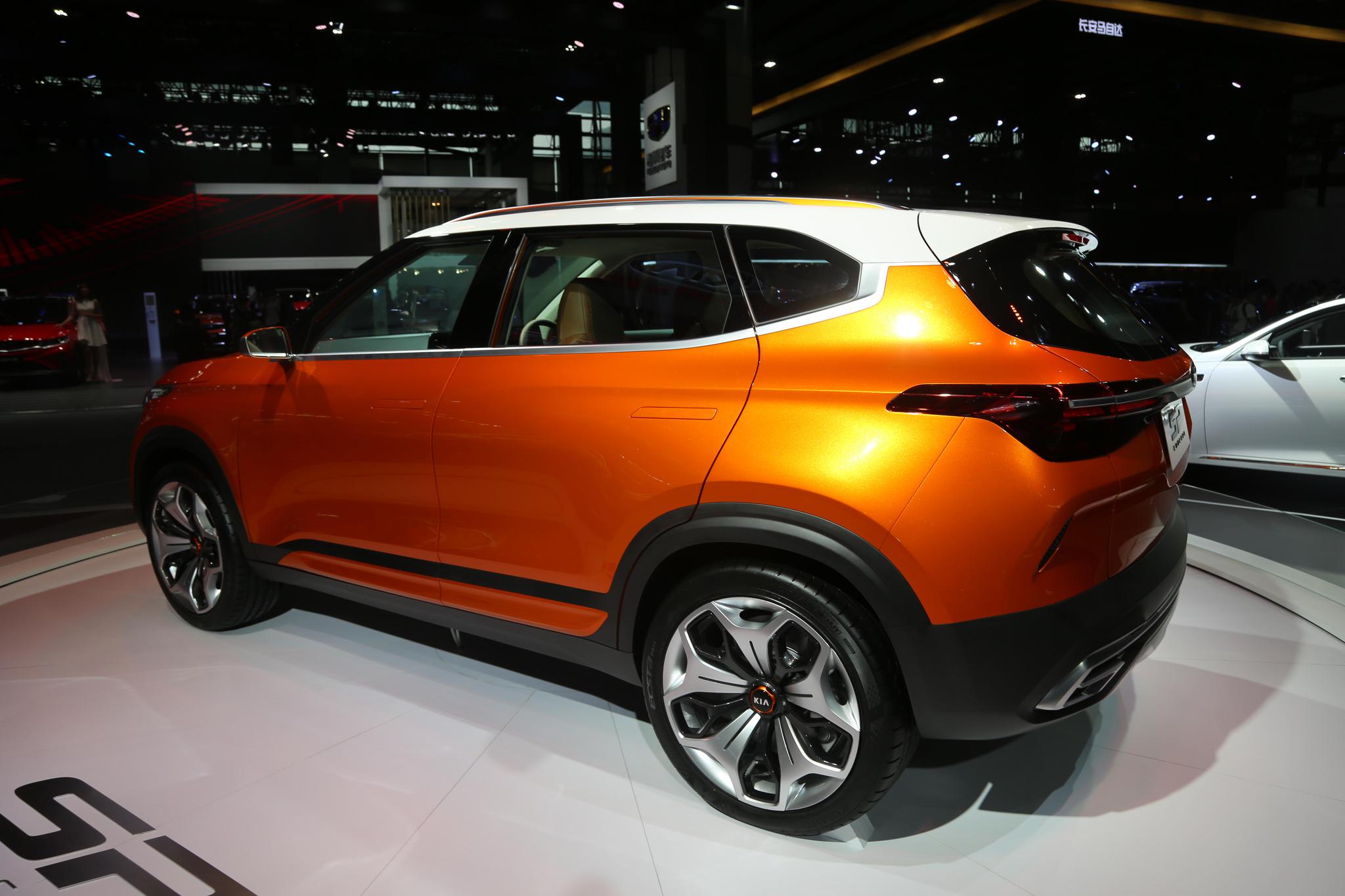 起亚sp概念车中国首发,2018广州国际车展实拍!