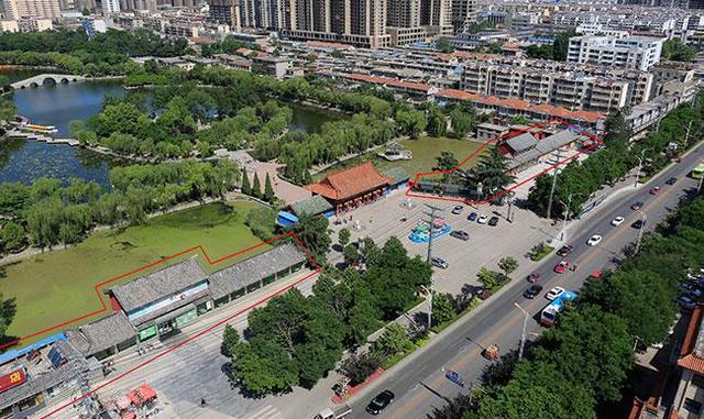 荆河公园东大门主体修缮完工啦!好奇变成啥样了吗?