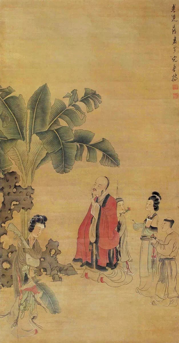 当代国画家徐鹤推荐~明代陈洪绶中国画作品欣赏
