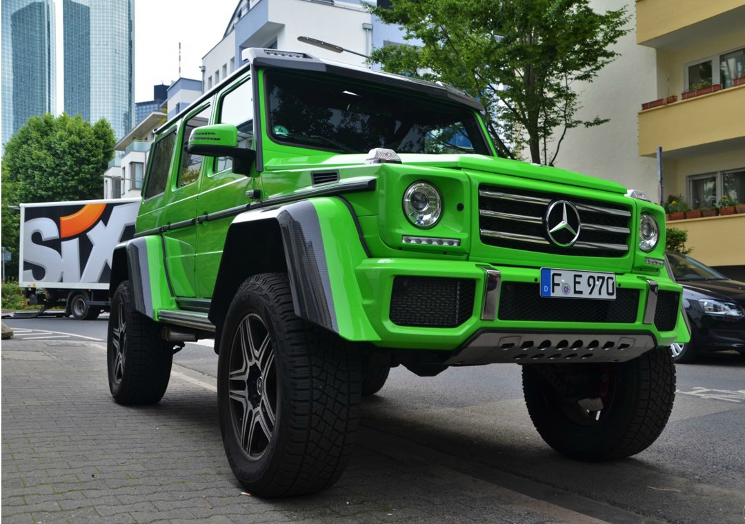 绿色奔驰benzg5004x405