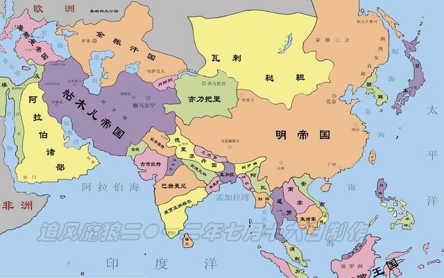 明朝——民国时期中国|欧洲对比全图|民国时期|十六世纪|欧亚_新浪