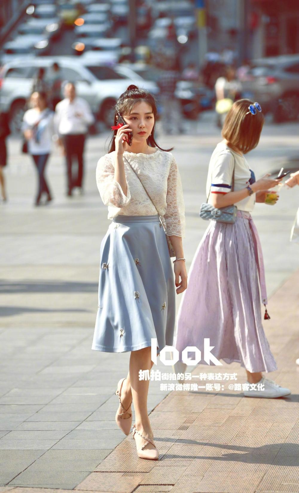 早安, 杭州气质路人美女的夏季穿衣搭配