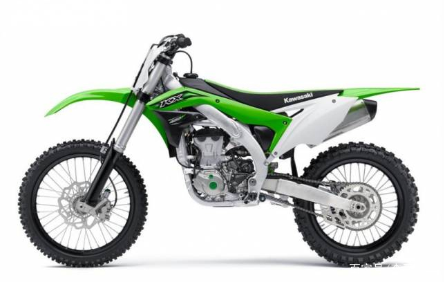 川崎又一款高性能竞技摩托车钛合金引擎航空避震器及空气阻尼