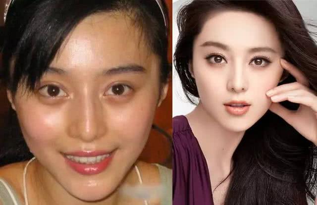 女星素颜化妆大对比,杨幂差别最大,最后一个堪称素颜女神