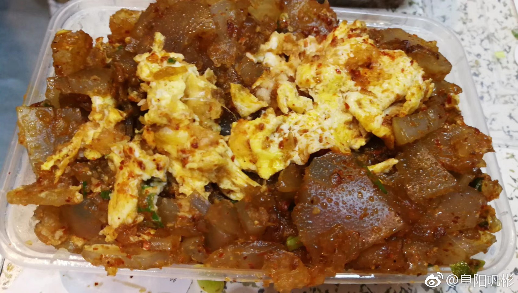 千寻煎粉,太和宜和兴城步行街,太和文化馆楼下.