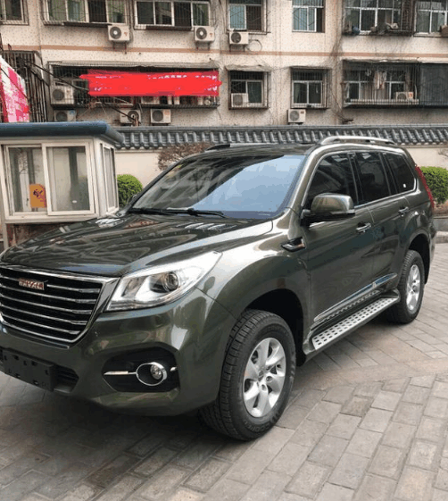 哈弗h9舒适提车, 军绿车身帅到掉渣, 霸气程度丝毫不输普拉多