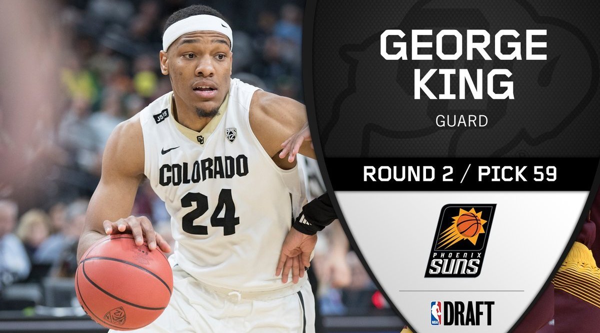 2018nba选秀 回顾,第二轮第59位选中了科罗拉多大学的乔治·金,太.