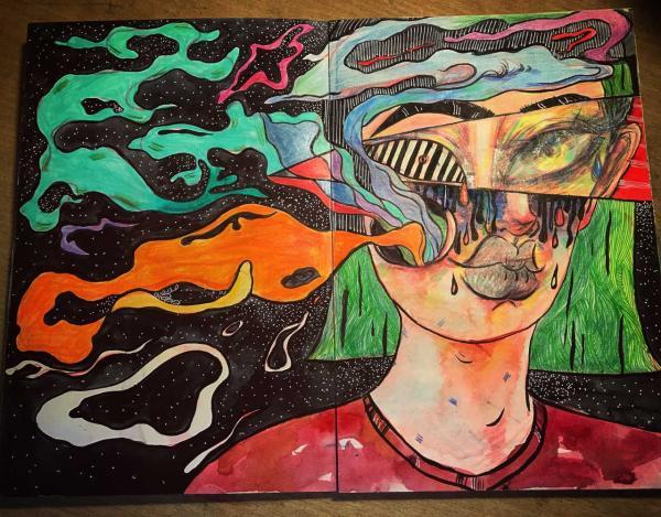 可以说是非常另类的插画了作者