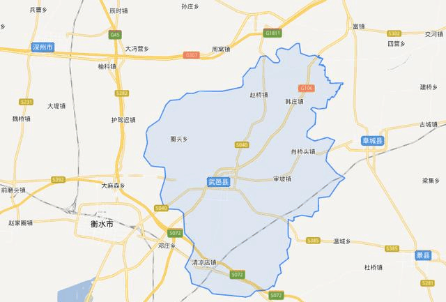 武邑县位置图武邑县是河北省衡水市下辖县,位于河北省东南部,衡水市