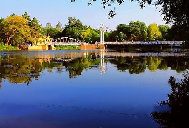 呼伦贝尔草原旅游之扎兰屯吊桥公园