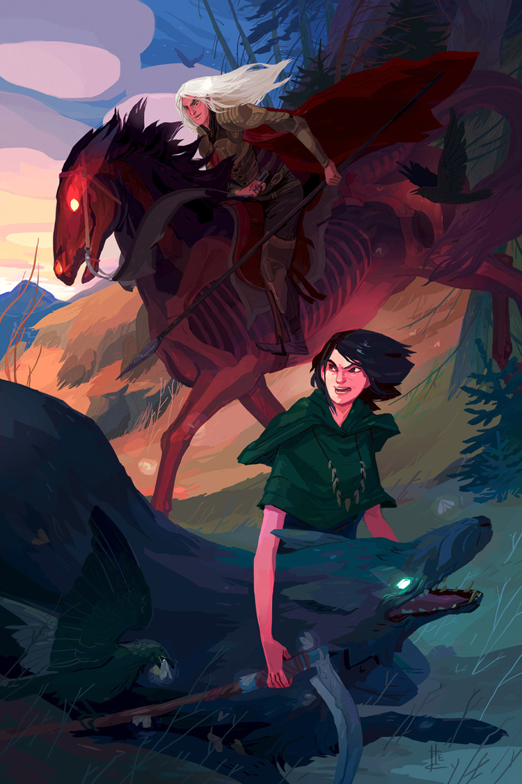 一个关于探险的故事插画探险主题插画作品.来自画师hannah