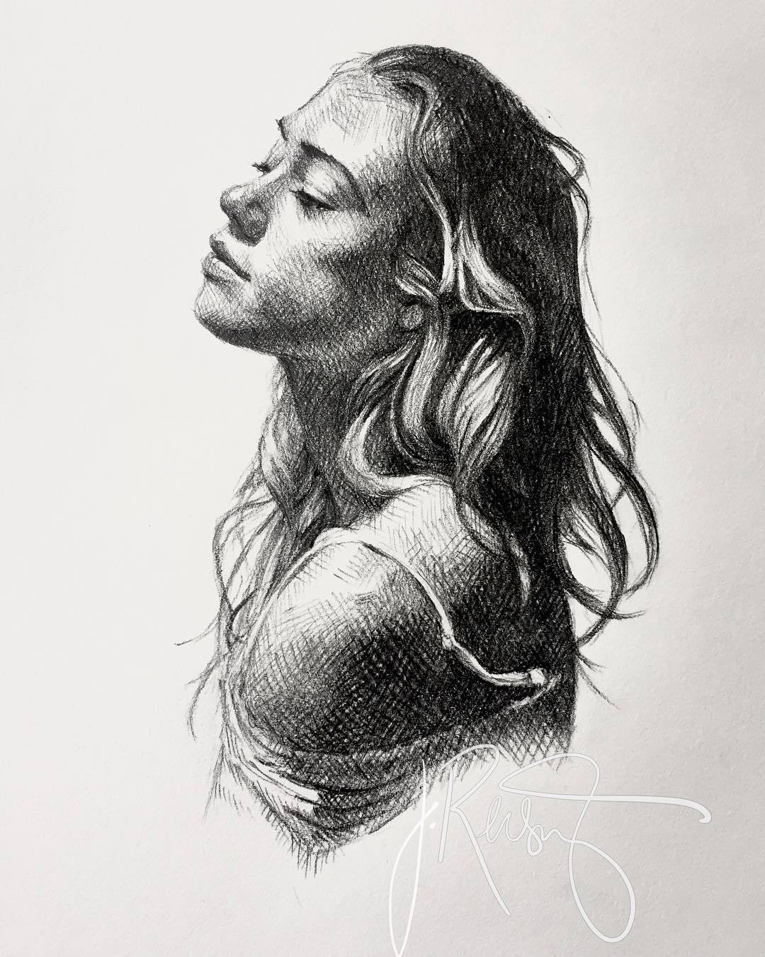 艺术家jasonreisig线性人物速写作品展24翻阅上条内容观看