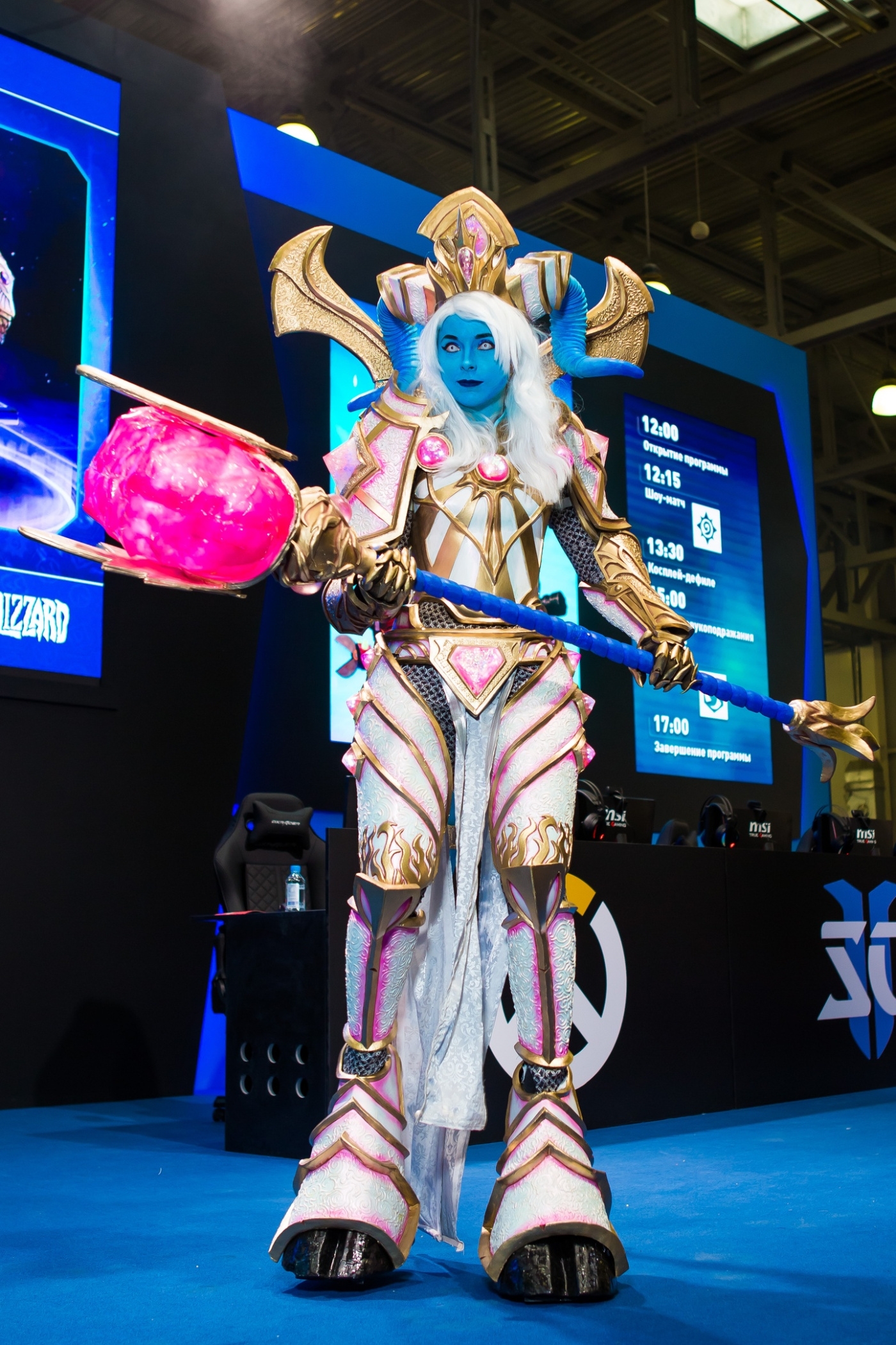 暴雪2018年俄罗斯漫展暴雪展台cosplay影集简直大饱眼福