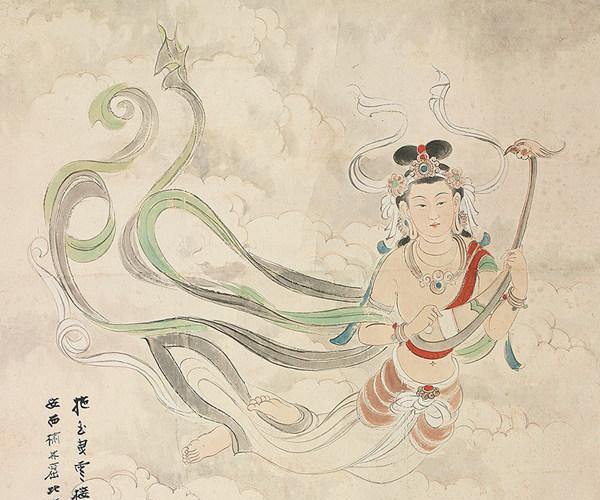 张大千飞天图亮相华艺国际2017春拍