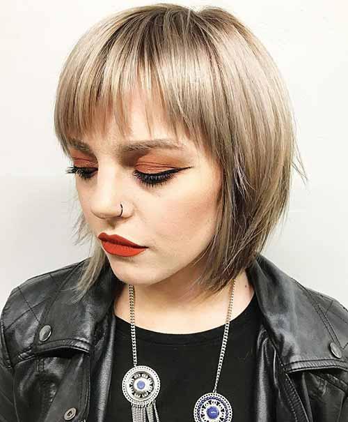 20款女生鲍勃分层发型