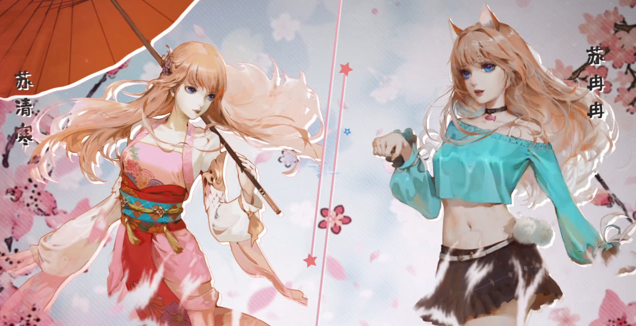 猫妖的诱惑人设概念图首曝少女质感助力动画梦幻升级