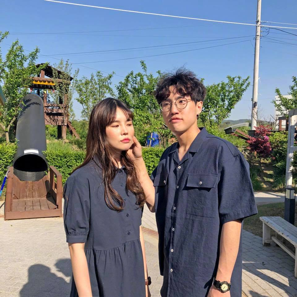 韩国小情侣的情侣装