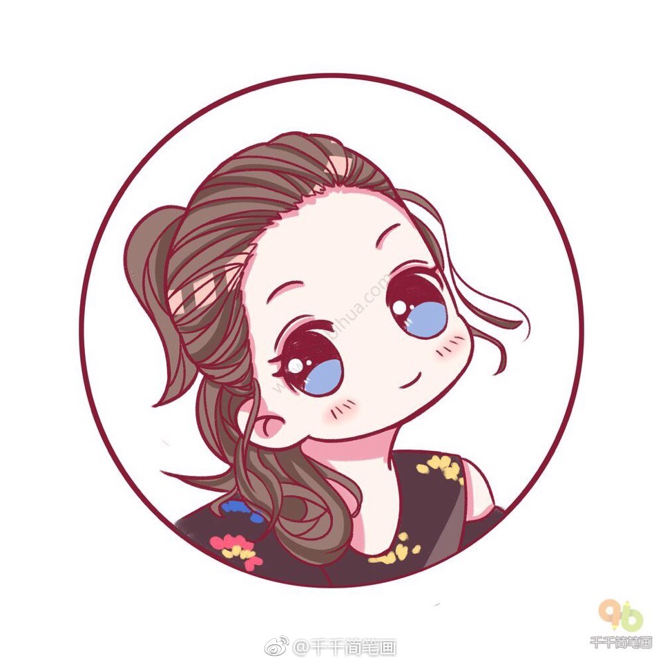 答应小姐姐 画爱豆 的卡通头像